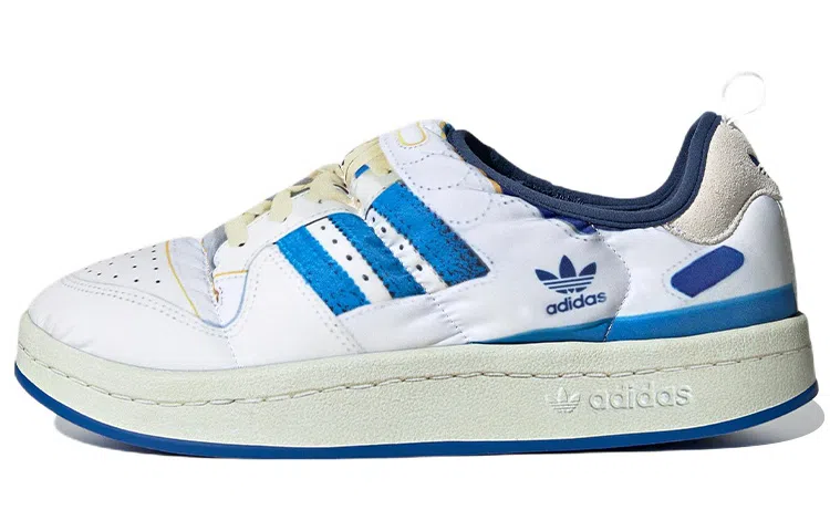 adidas Puffylette White Blue
