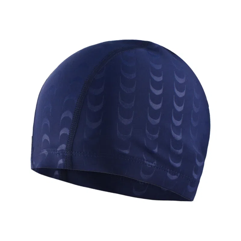撞青春 泳帽布不勒头舒适护耳成人游泳 涤纶 泳帽 男款