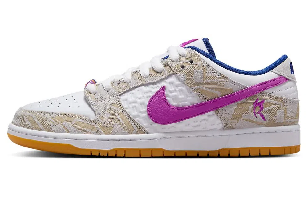 Nike Dunk SB "Pure Platinum and Vivid Purple"