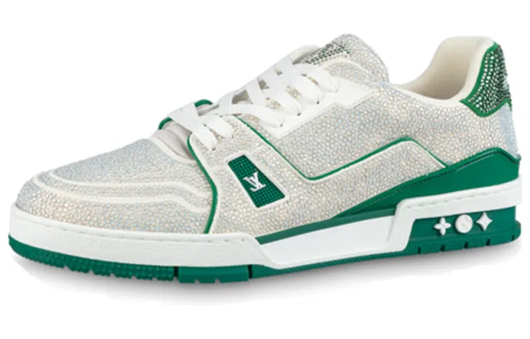 Louis Vuitton Trainer White Green