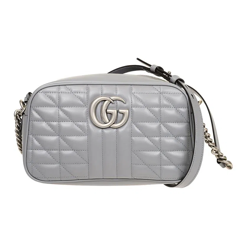 Gucci GG Marmont Camera Bag Grey