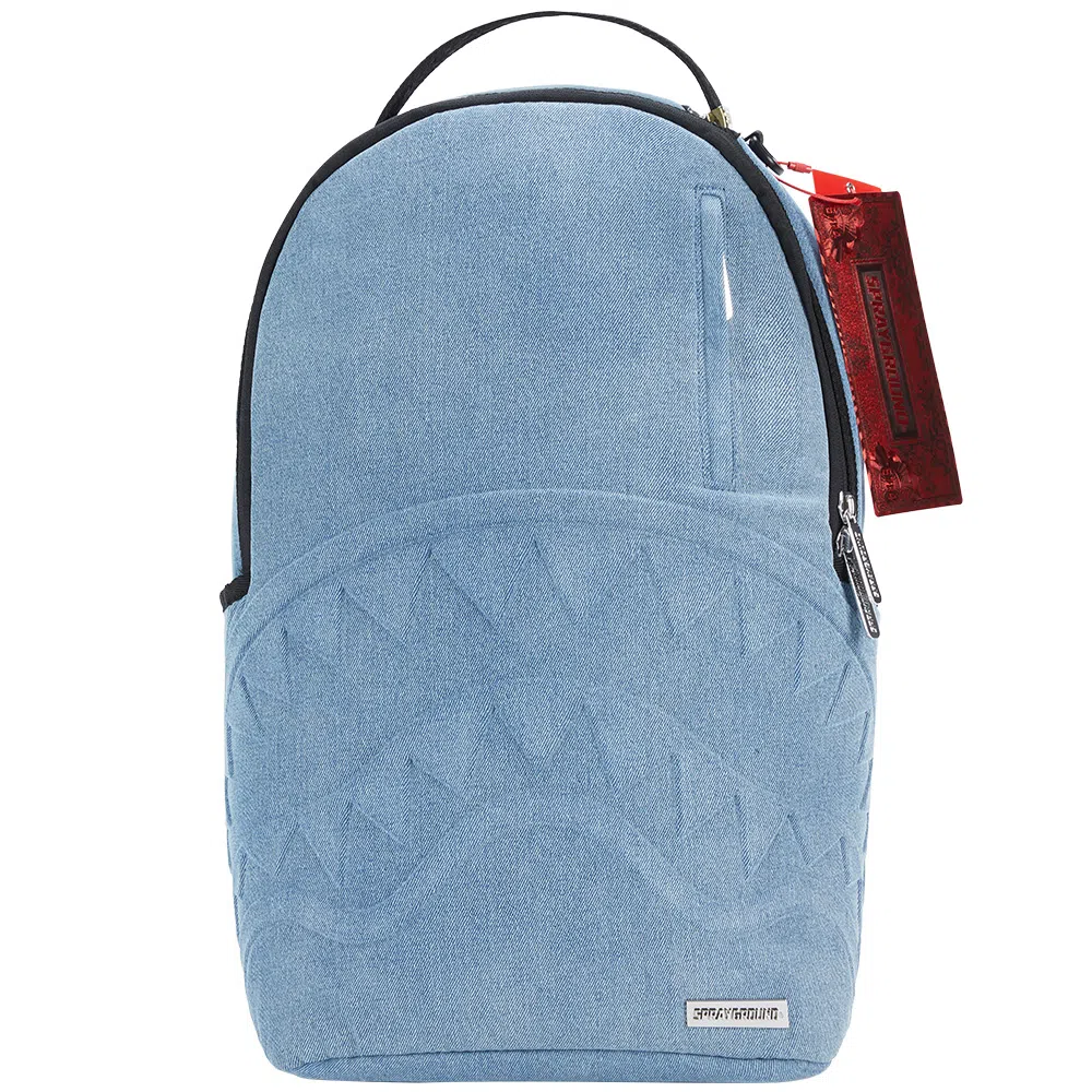 Sprayground Denim Shark Mouth Backpack