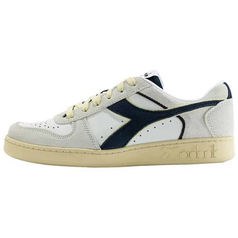 Diadora Magic Basket Low Suede Leather White