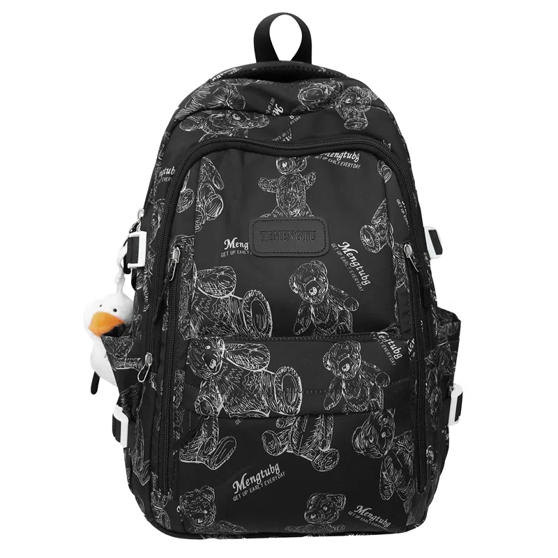 行途 小熊休闲时尚背包 尼龙 双肩包 女款 多色