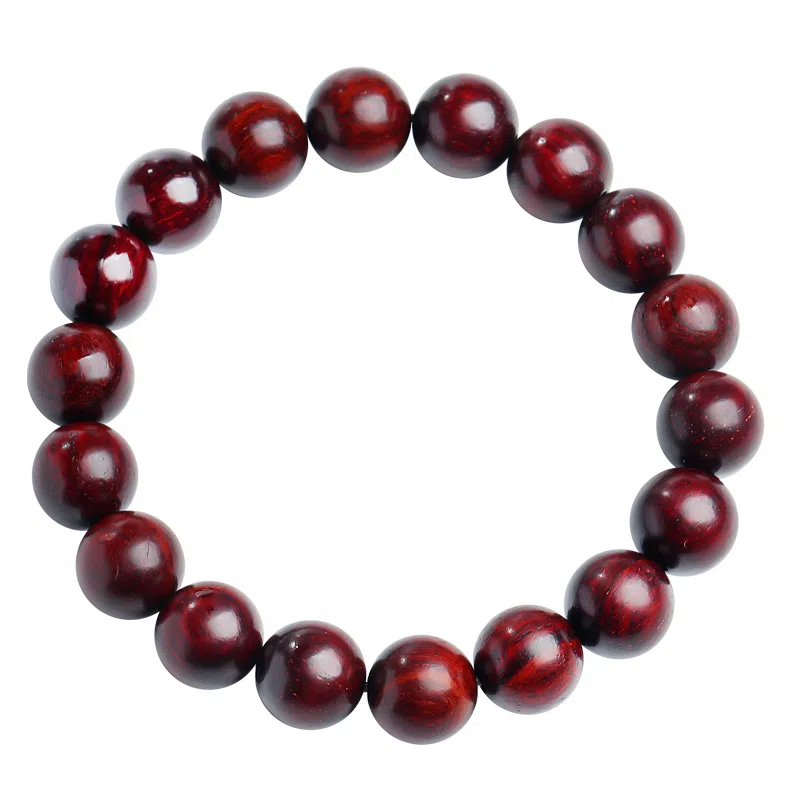 木盛缘 高油高密老料文玩串珠 小叶紫檀 手串 男女同款情侣款