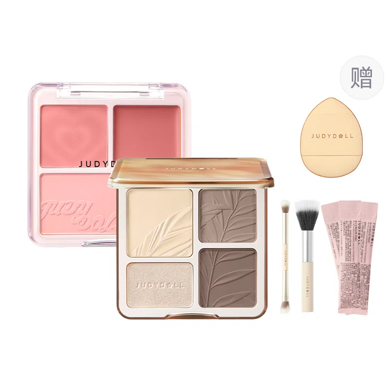 橘朵 光影氛围组合彩妆套装 气色提亮肤色修饰肤色