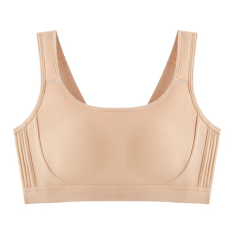 千奈美 无痕防震减压宽肩带大胸显小收副乳调整型文胸 女款