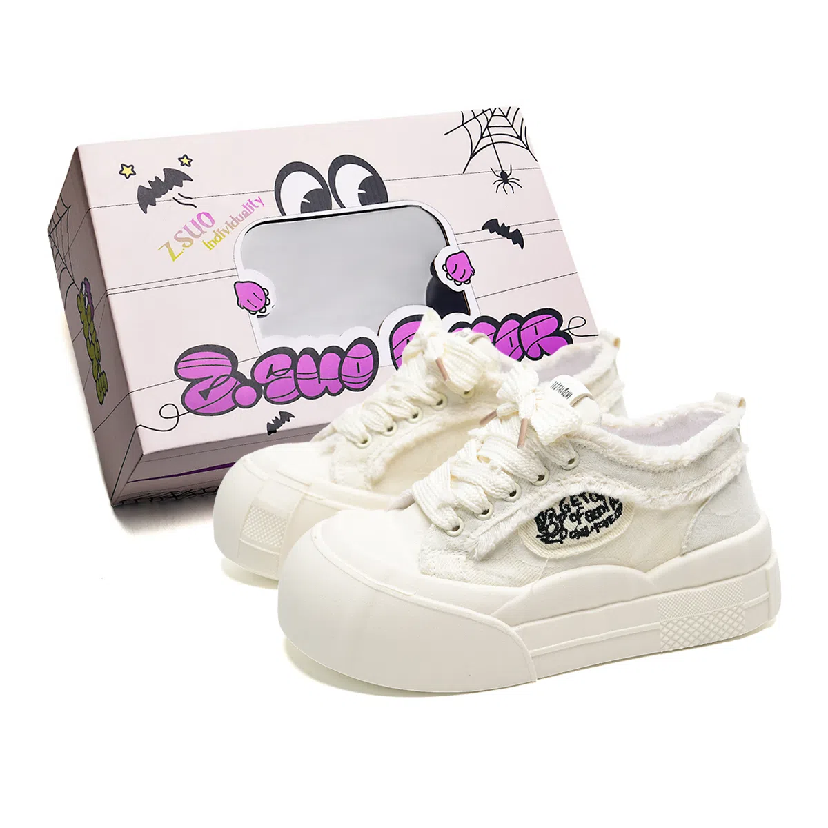 Z.SUO Canvas Low-Top Sneakers Gift Box Edition