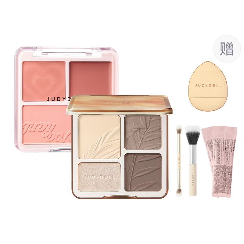 橘朵 光影氛围组合彩妆套装 气色提亮肤色修饰肤色