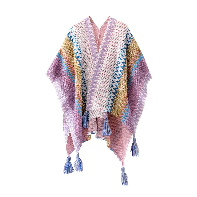 梦特娇 民族风夏秋旅游拍照出片潮流搭配薄款 披肩 女款