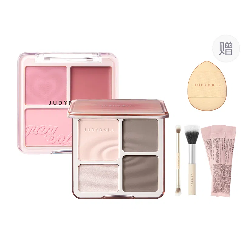 橘朵 光影氛围组合彩妆套装 气色提亮肤色修饰肤色