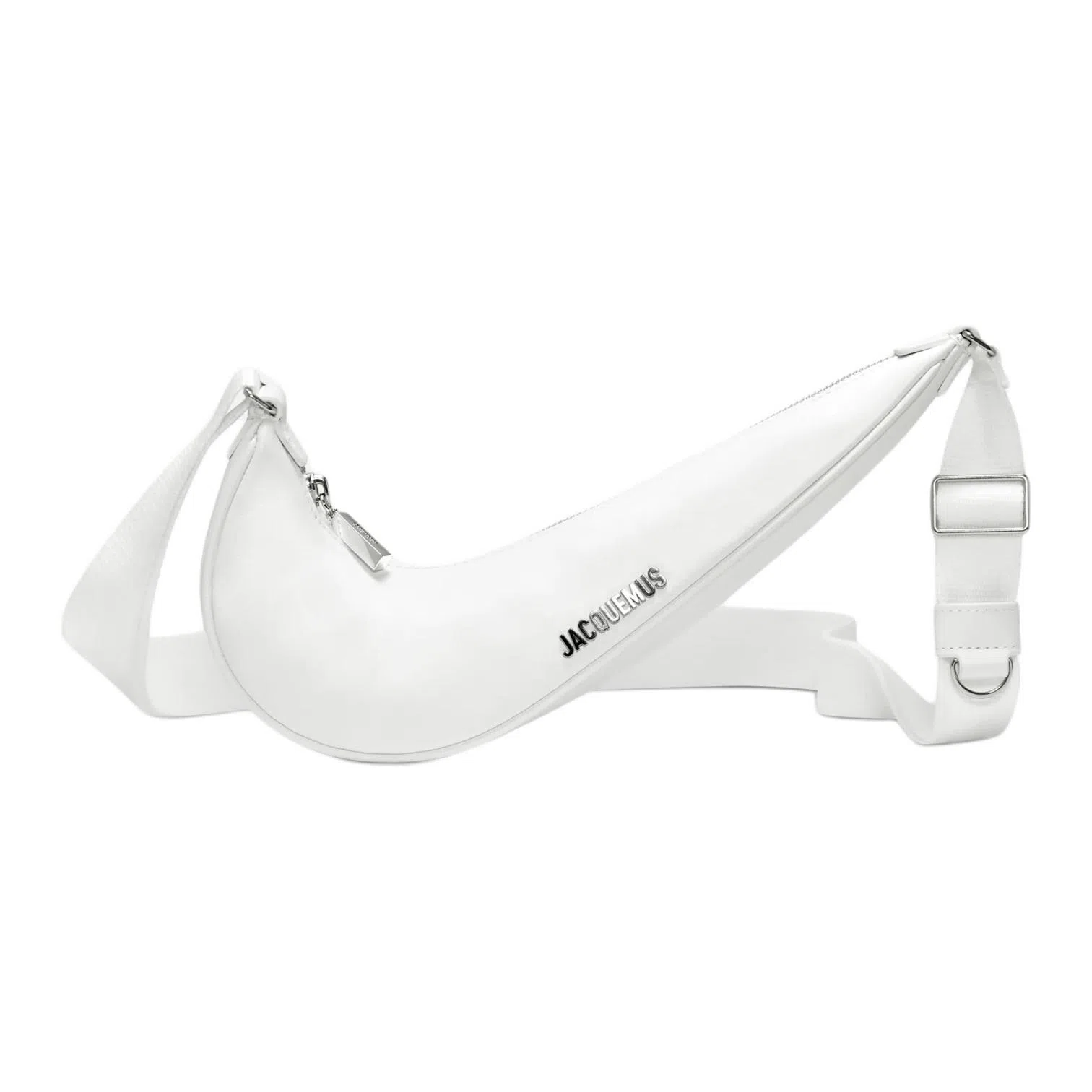Nike x Jacquemus Swoosh Leather Crossbody Bag White