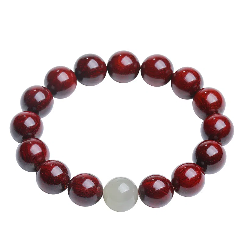 木盛缘 高油高密佛珠圆珠 小叶紫檀 手串 男女同款情侣款