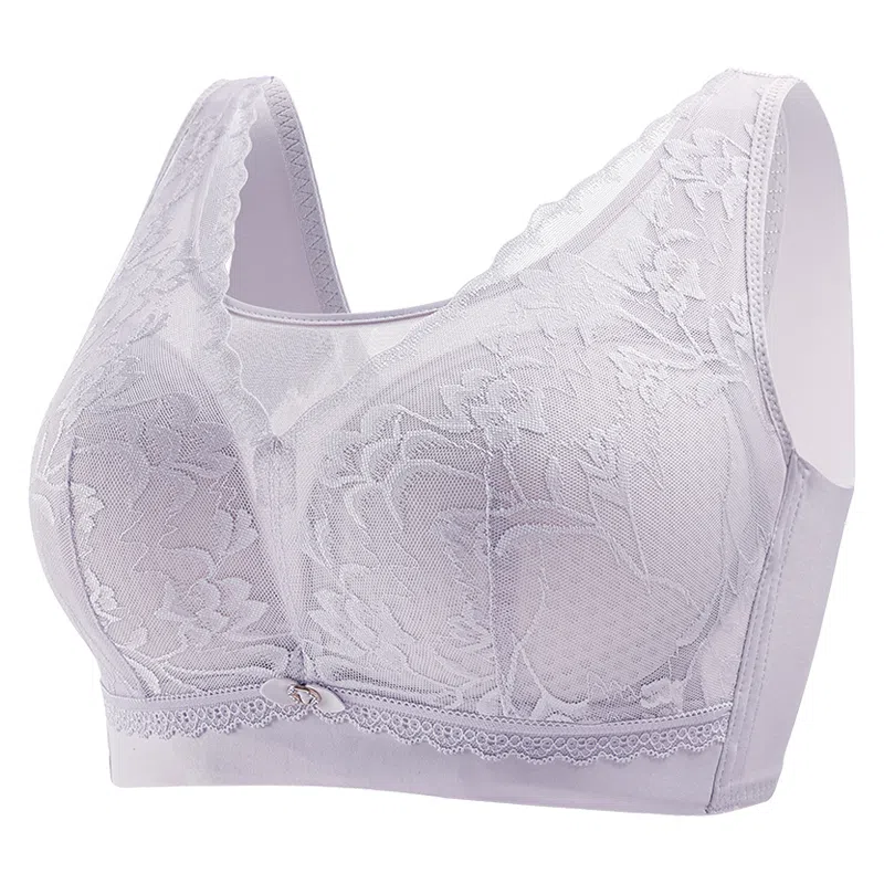 浪莎 舒适无痕亲肤柔软无钢圈收副乳防下垂轻薄聚拢透气文胸 女款 组合装