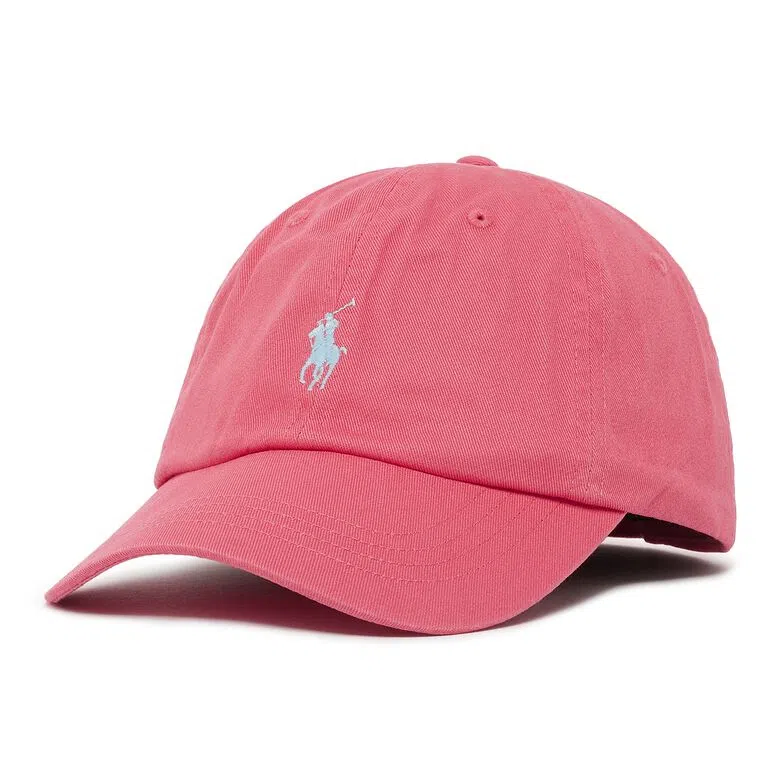 Polo Ralph Lauren Logo Embroidered Cotton Cap Red