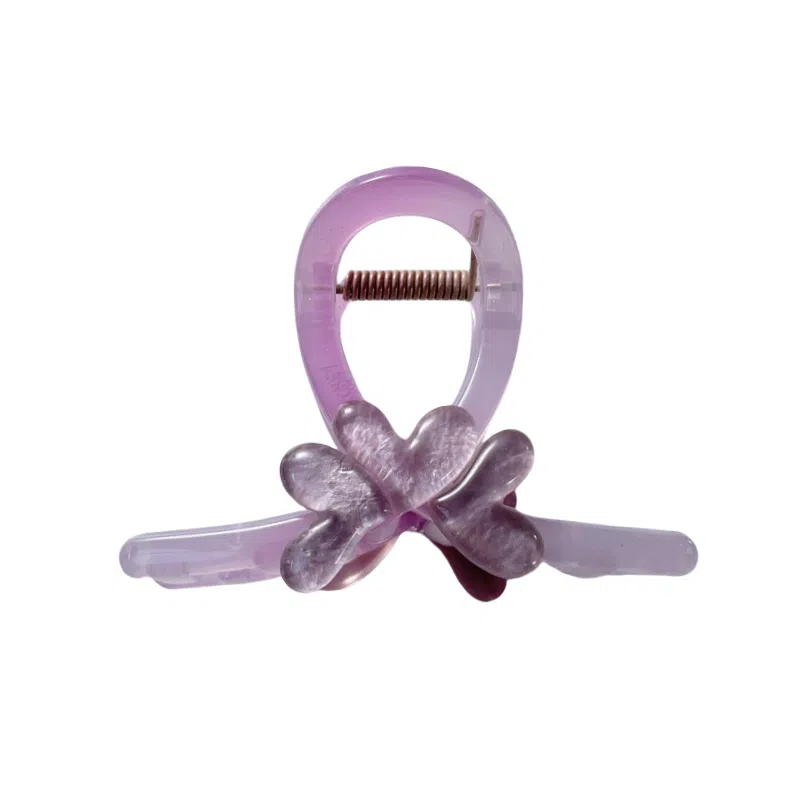 尚先生 夏季清新爱心抓夹田园风鲨鱼夹后脑勺盘发发卡新款头饰发夹发抓 发饰 女款