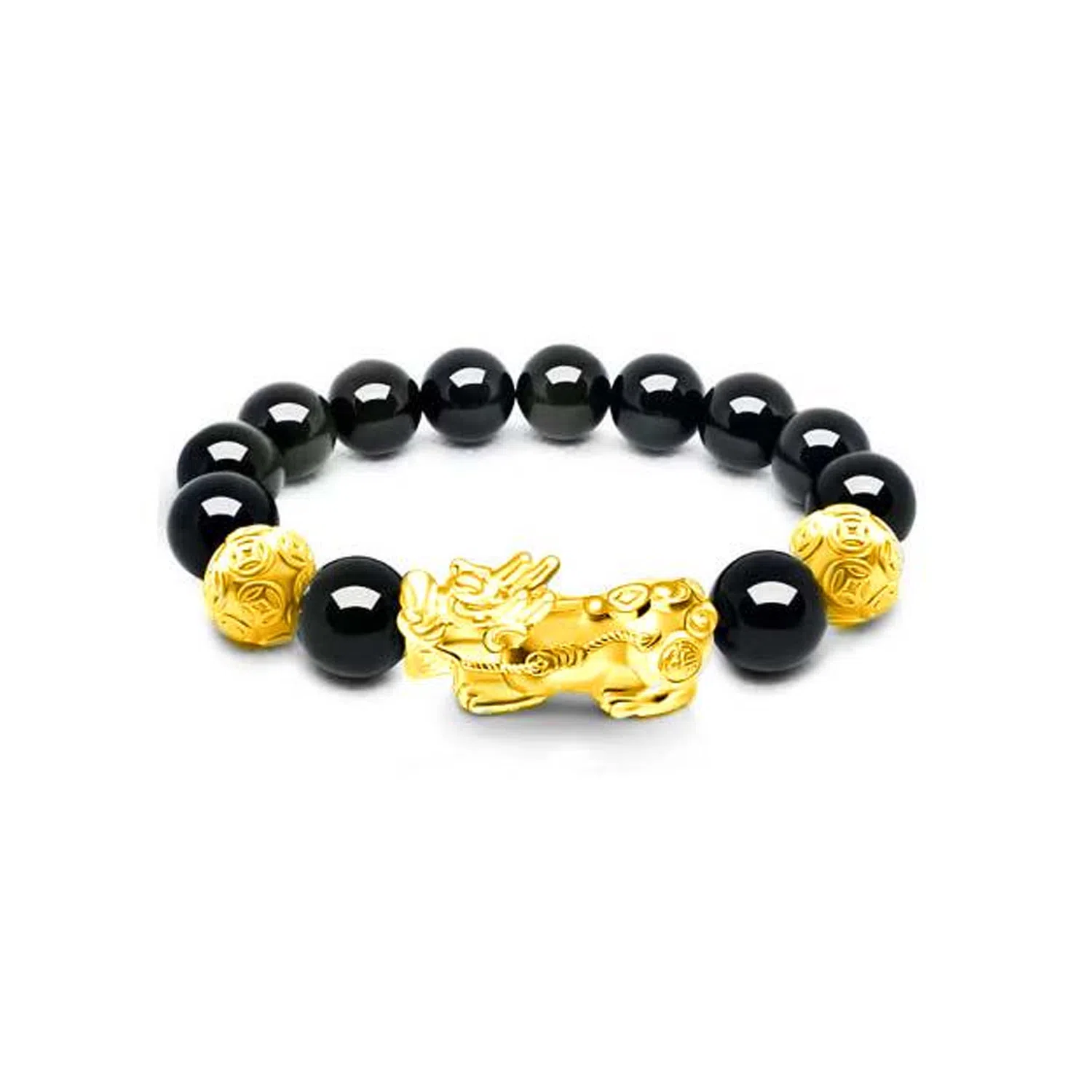 中国珠宝 貔貅转运珠本命年 水晶 手串 男女同款情侣款