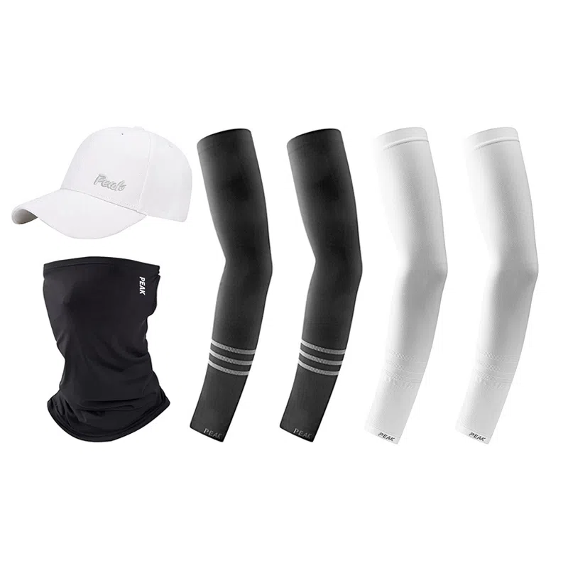 匹克 冰丝防紫外线护臂夏季开车运动骑行户外 锦纶 防晒袖 男女同款情侣款