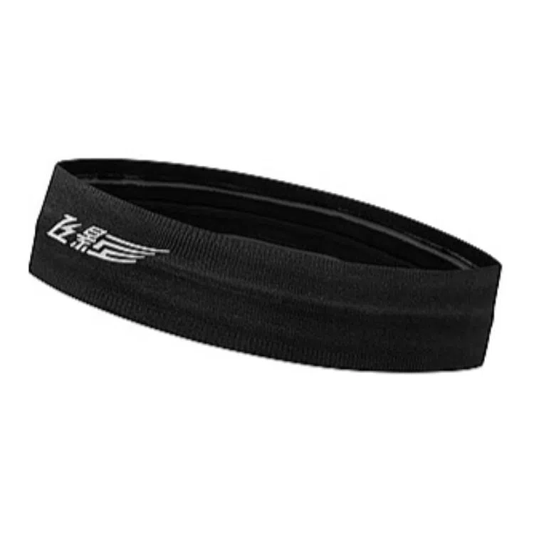 乔丹 纯色类型 锦纶 发带 男女同款情侣款 黑色