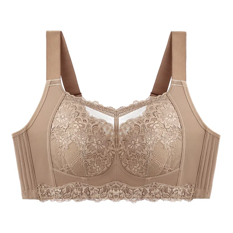 千奈美 大胸显小全罩杯薄款收副乳防下垂文胸 女款