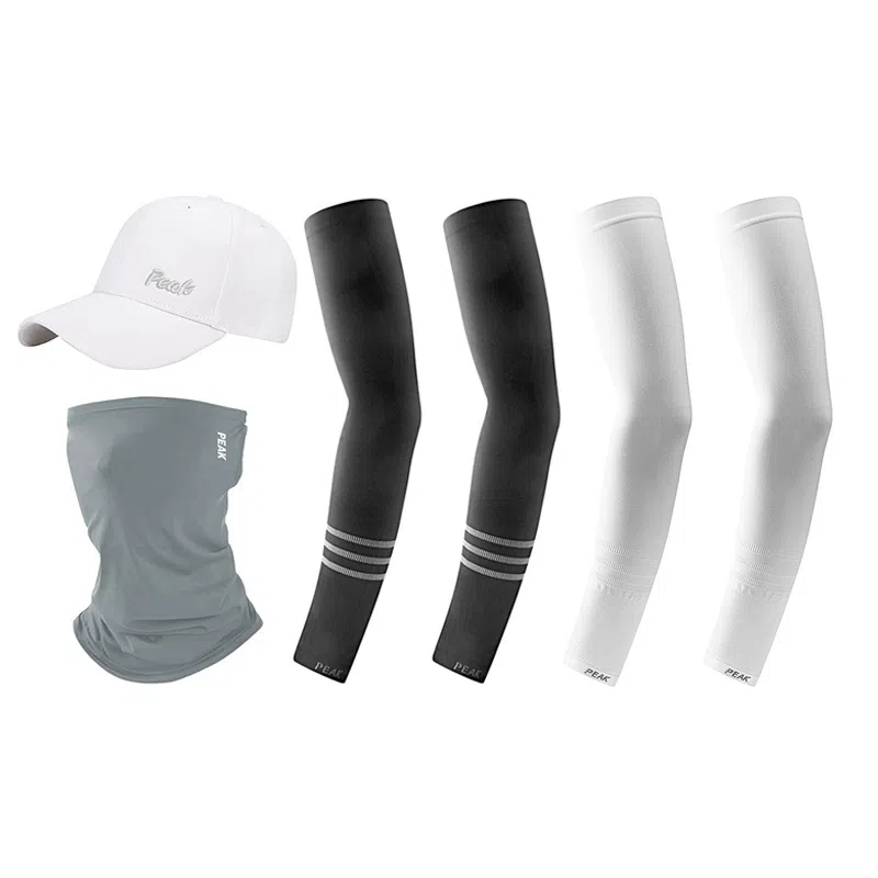 匹克 冰丝防紫外线护臂夏季开车运动骑行户外 锦纶 防晒袖 男女同款情侣款