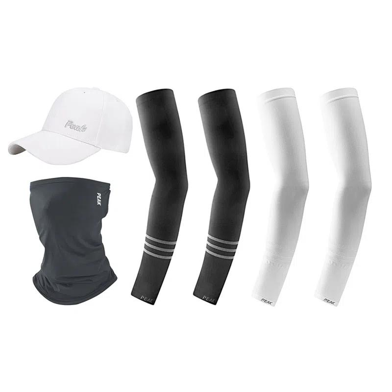 匹克 冰丝防紫外线护臂夏季开车运动骑行户外 锦纶 防晒袖 男女同款情侣款