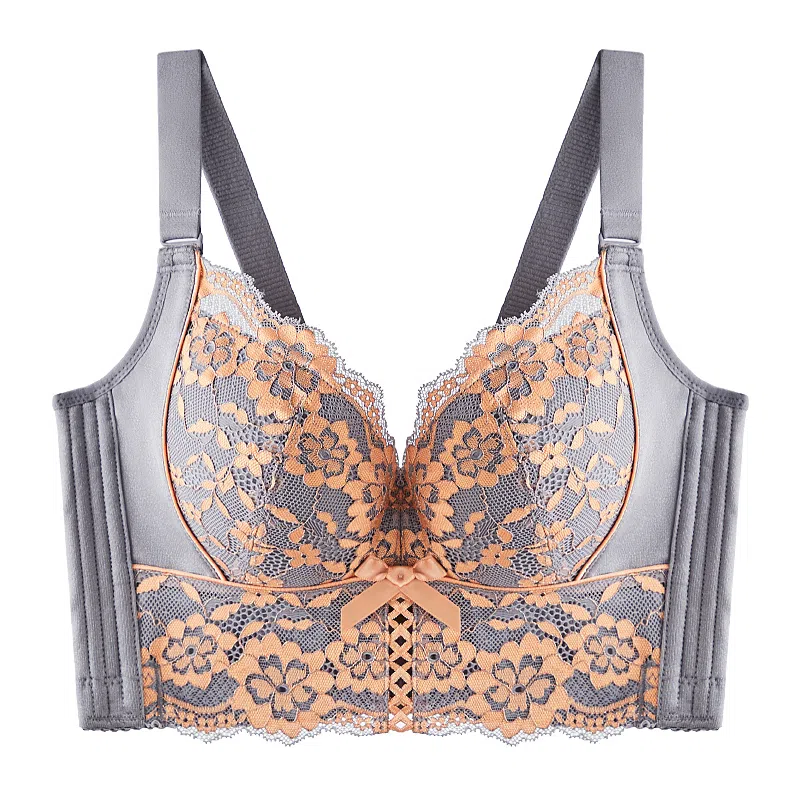 千奈美 软钢圈聚拢透气侧收副乳文胸 女款