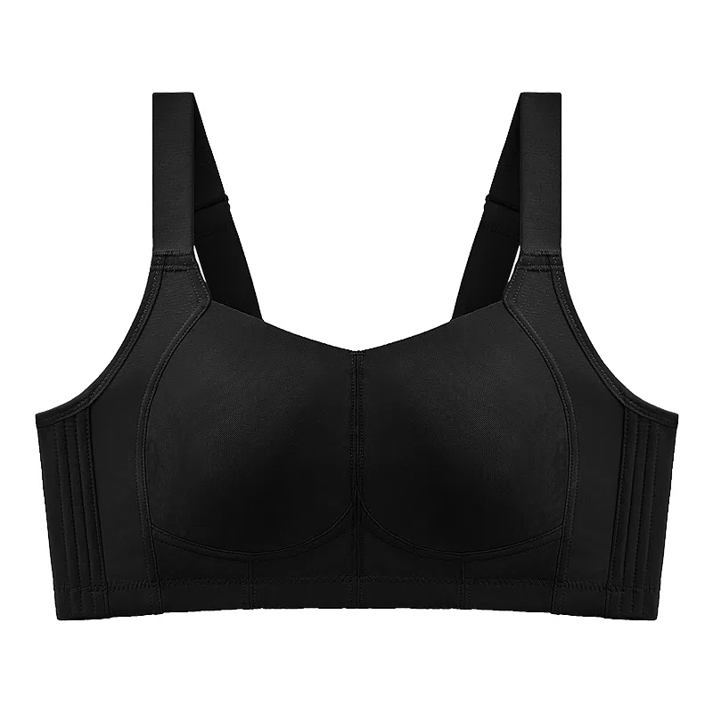 千奈美 大胸显小舒适透气无钢圈防下垂文胸 女款