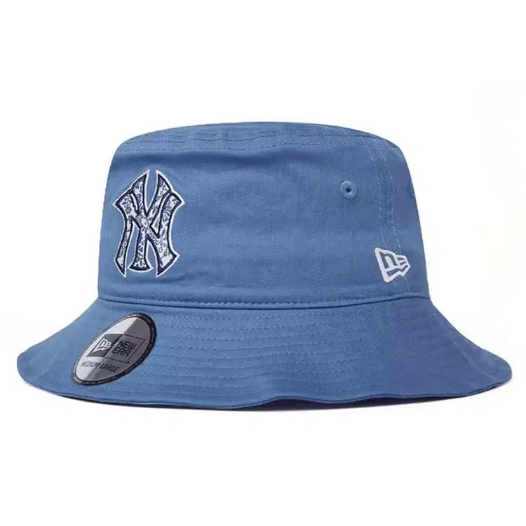 New Era Yankees Logo Bucket Hat Blue