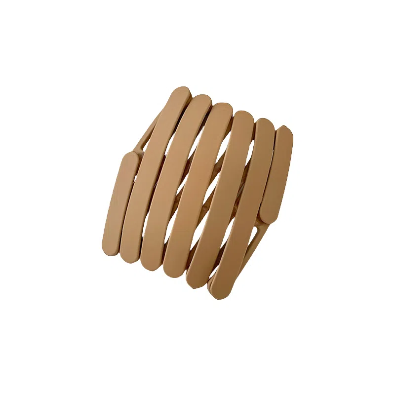 贯古今 旅行可伸缩折叠女洗脸专用带齿压发防滑碎发头箍刘海发卡发捆 亚克力 发箍 女款