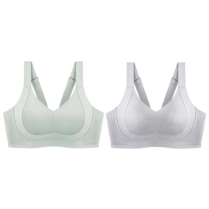 千奈美 全罩杯无痕大胸显小防下垂收副乳文胸 女款