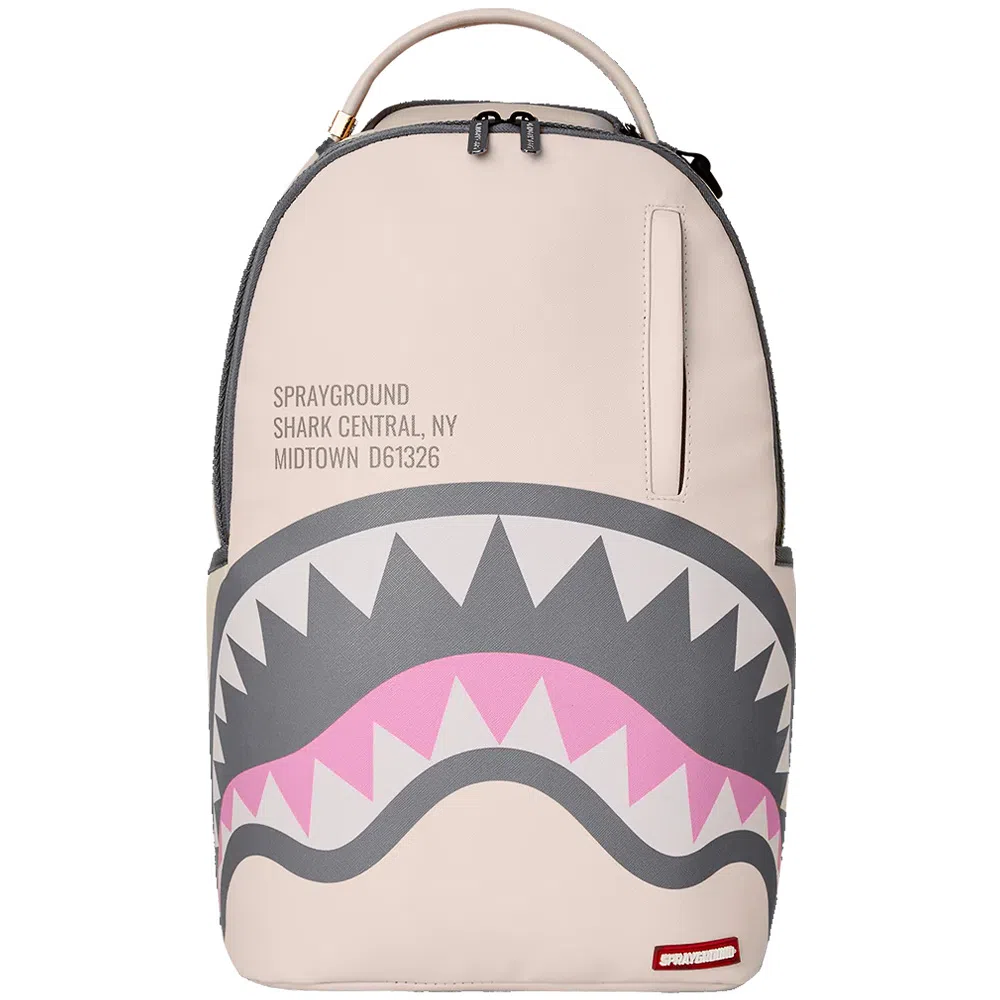 Sprayground Classic PVC Backpack Off-White