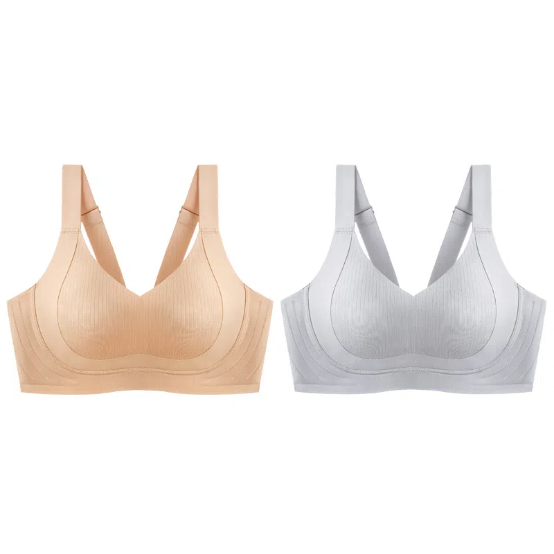 千奈美 全罩杯无痕大胸显小防下垂收副乳文胸 女款