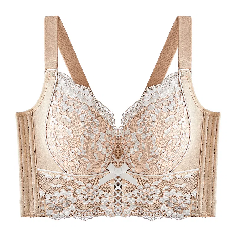 千奈美 软钢圈聚拢透气侧收副乳文胸 女款