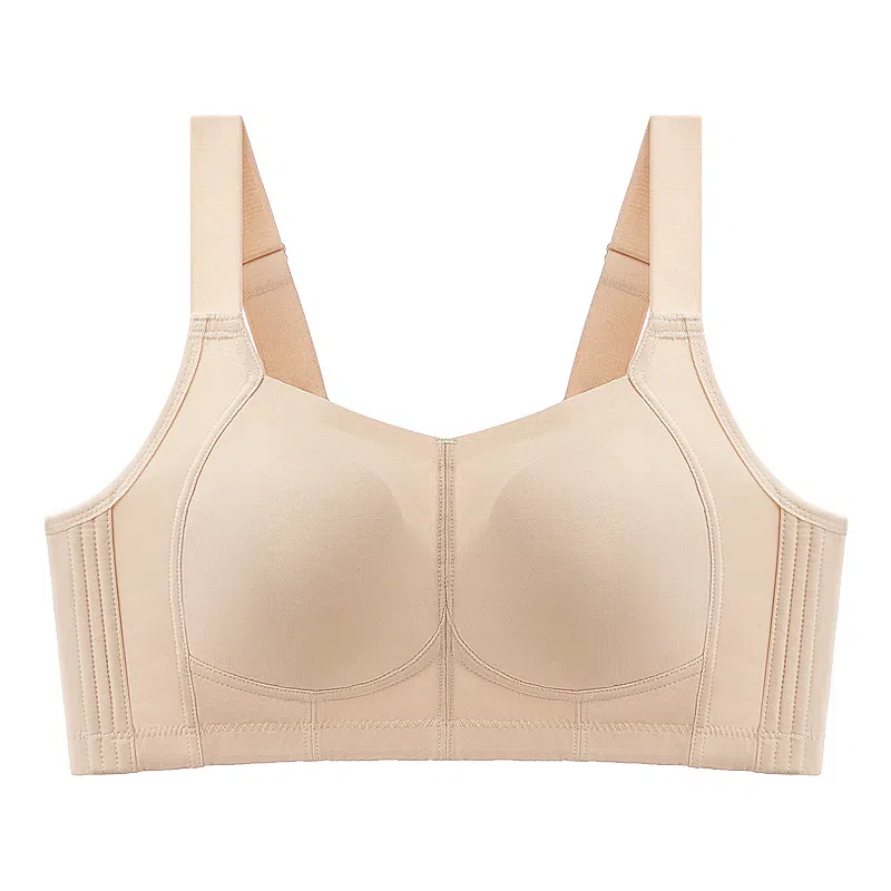 千奈美 大胸显小舒适透气无钢圈防下垂文胸 女款