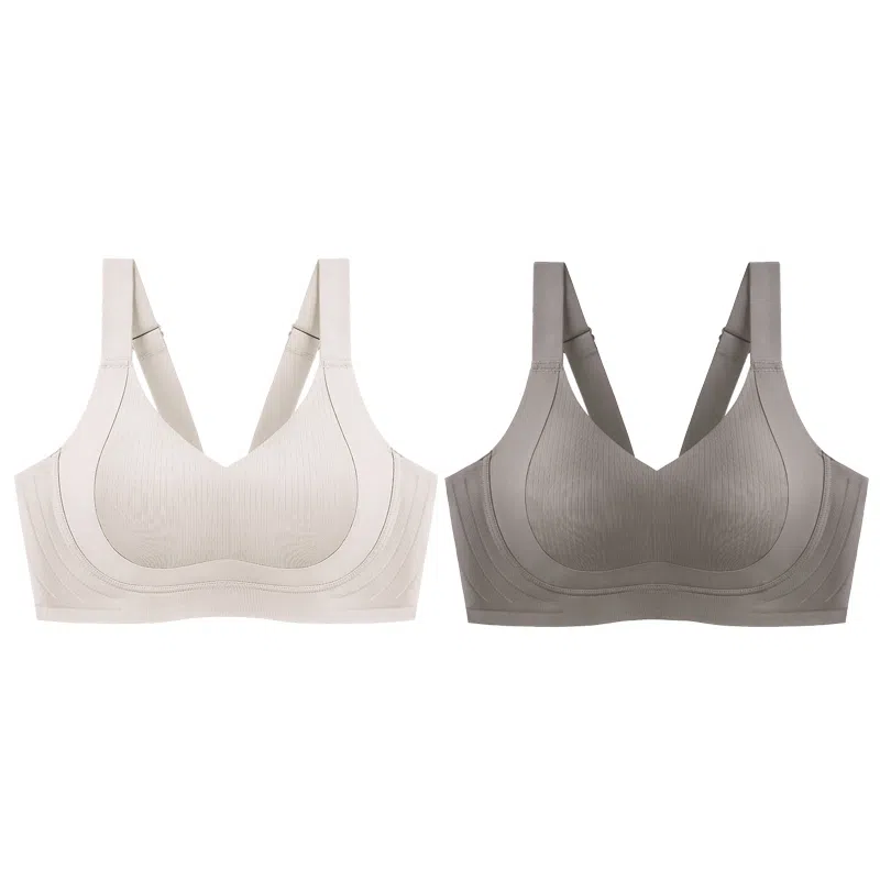 千奈美 全罩杯无痕大胸显小防下垂收副乳文胸 女款