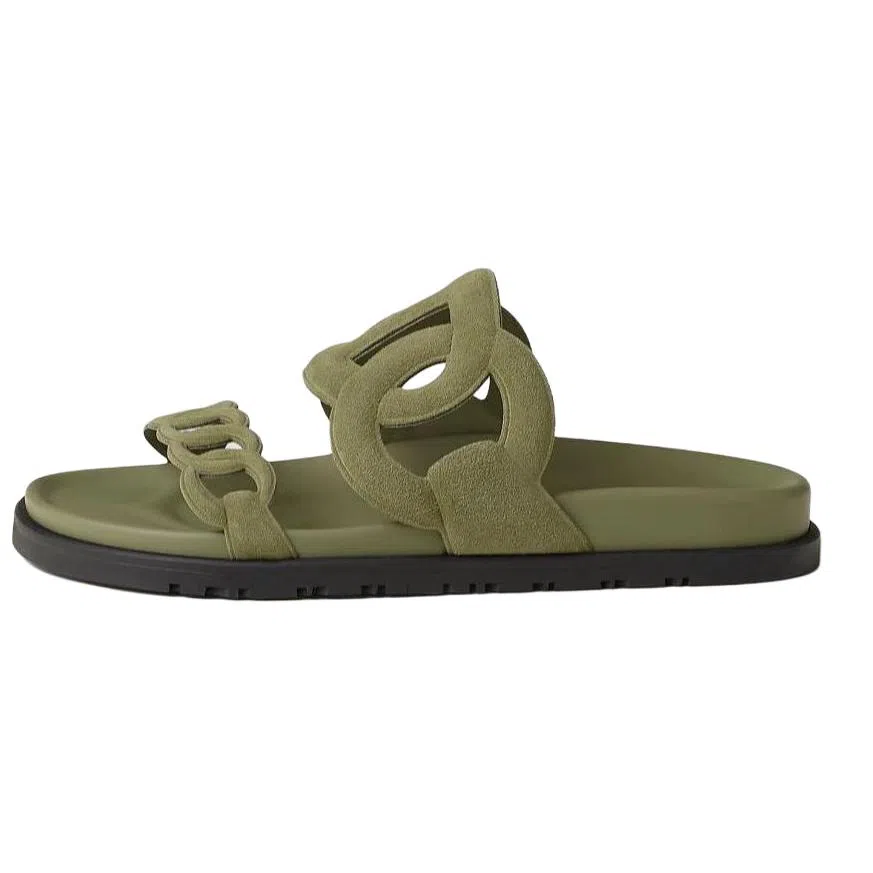Hermes Extra Slide Green