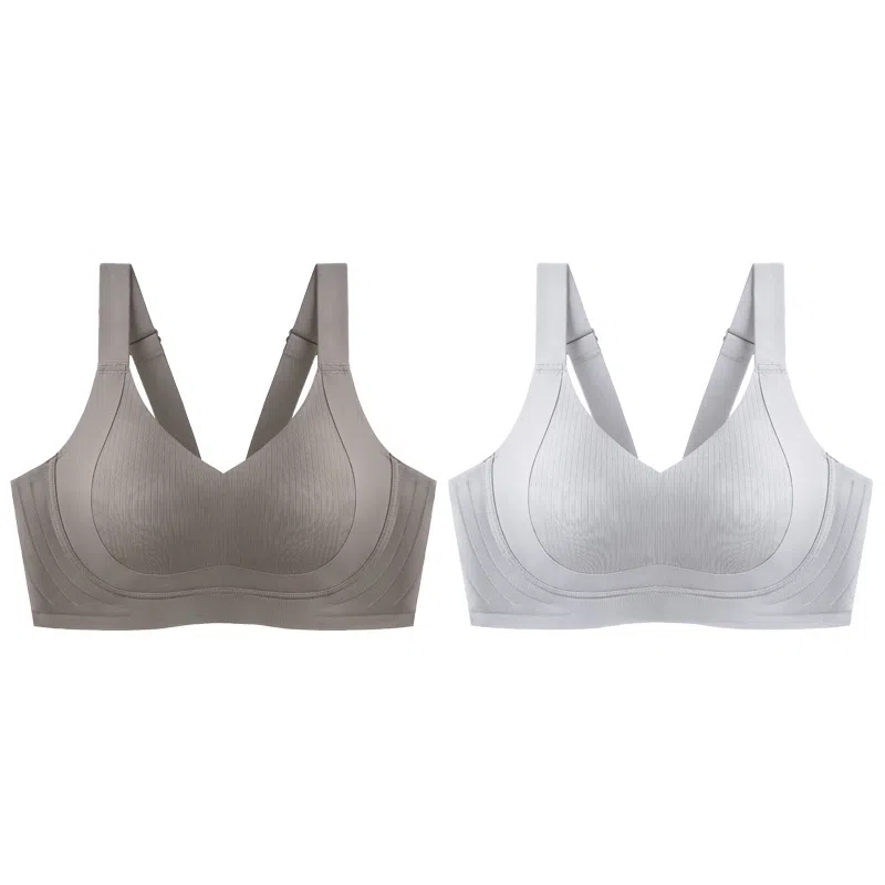 千奈美 全罩杯无痕大胸显小防下垂收副乳文胸 女款