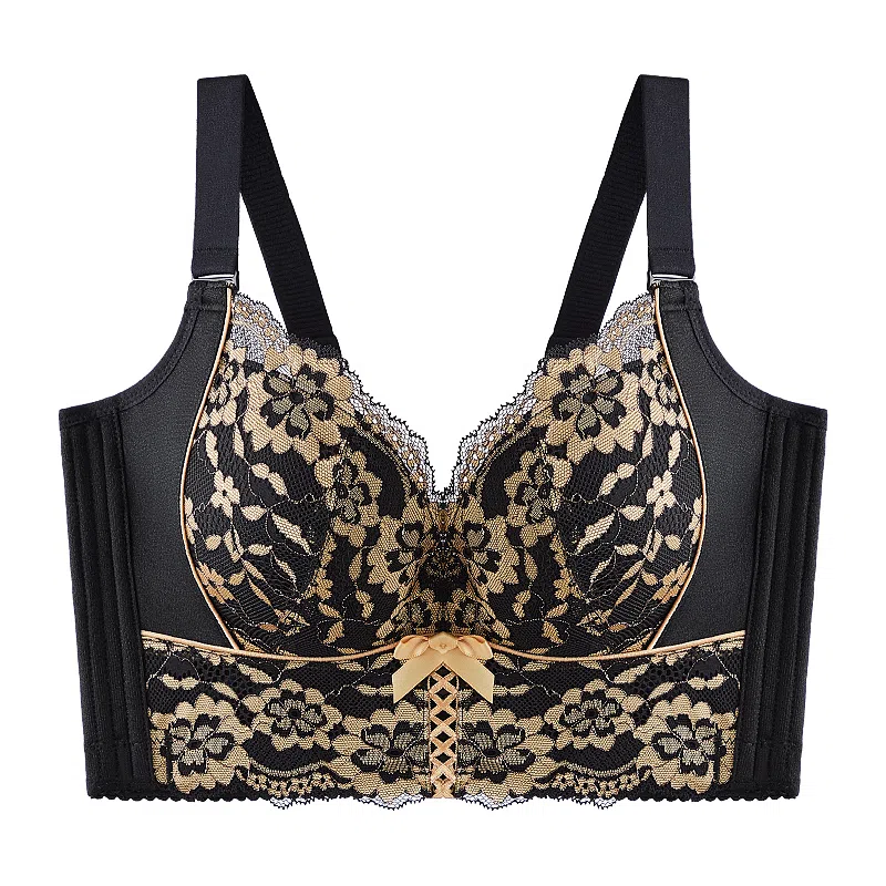 千奈美 软钢圈聚拢透气侧收副乳文胸 女款