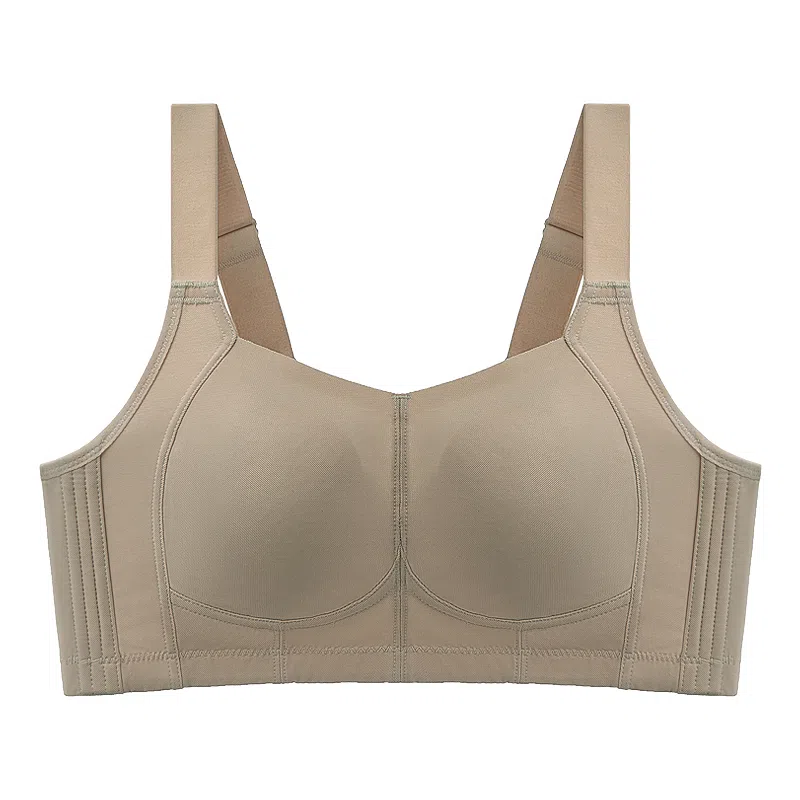 千奈美 大胸显小舒适透气无钢圈防下垂文胸 女款