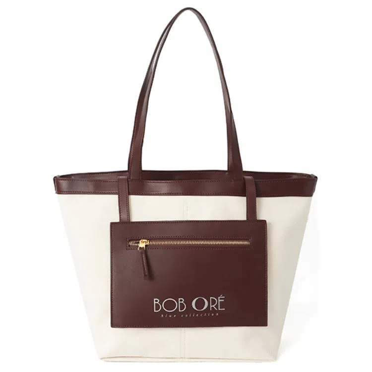 BOB ORE BLUE COLLECTION Logo Tote