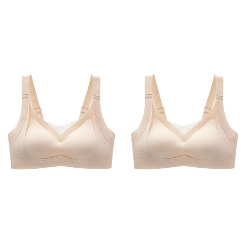 俞兆林 上托无钢圈不跑杯聚拢防下垂收副乳薄款文胸 女款 组合装