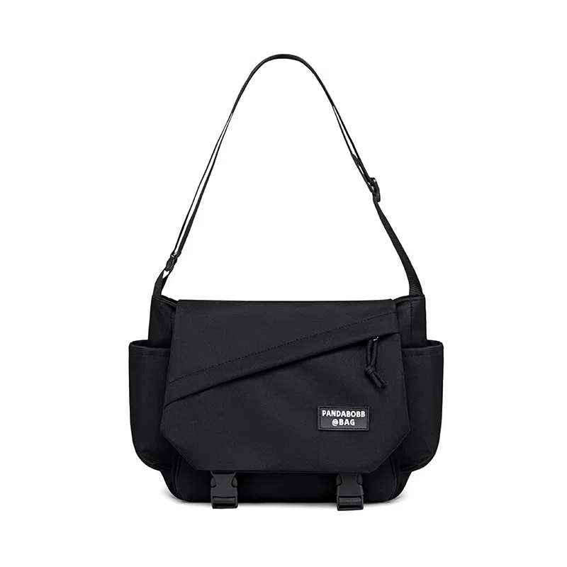 PANDABOBB Oxford Shoulder Bag Black/White