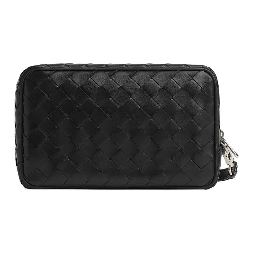 Bottega Veneta Intrecciato Small Clutch Black