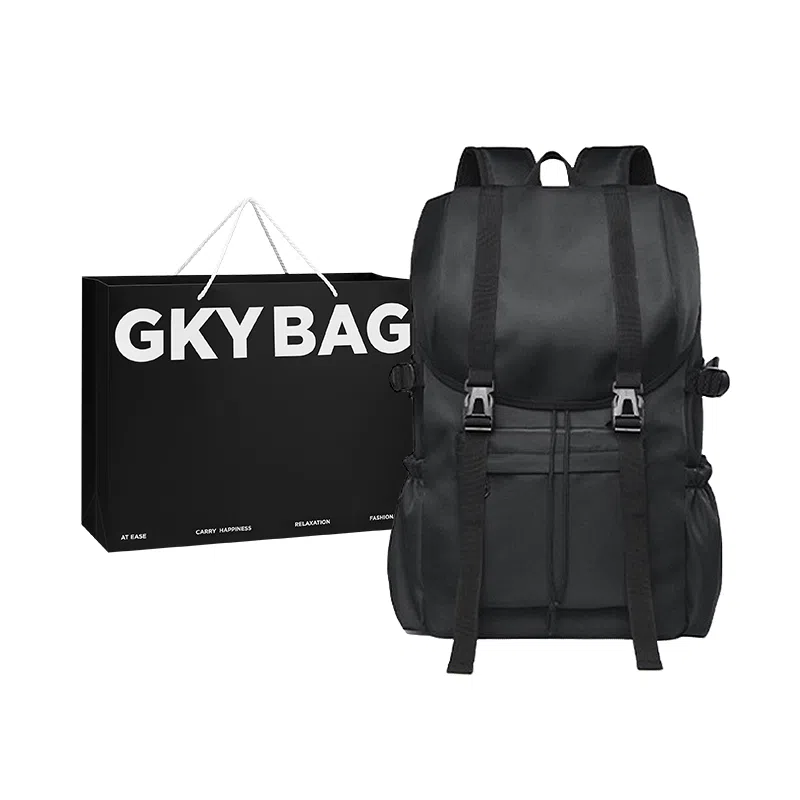 GKY Nylon Backpack Black/Grey