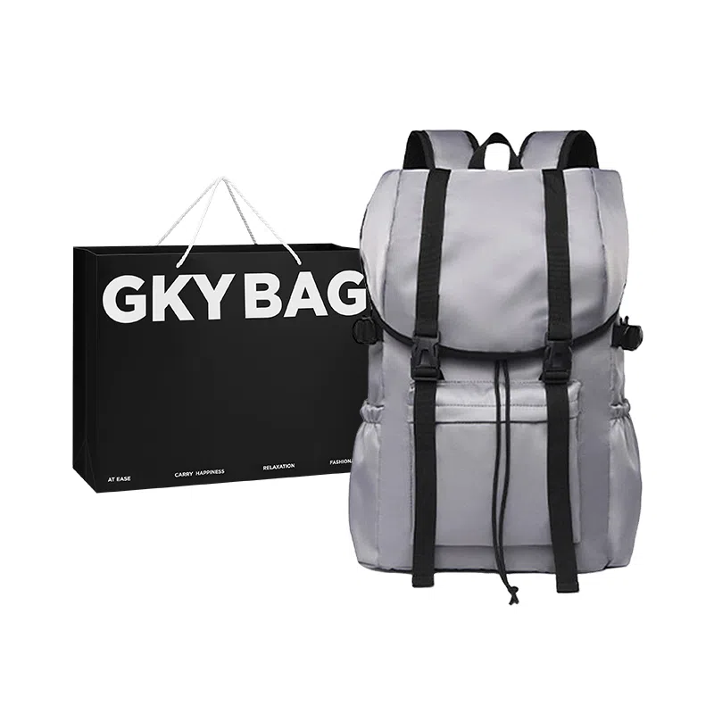 GKY Nylon Backpack Black/Grey