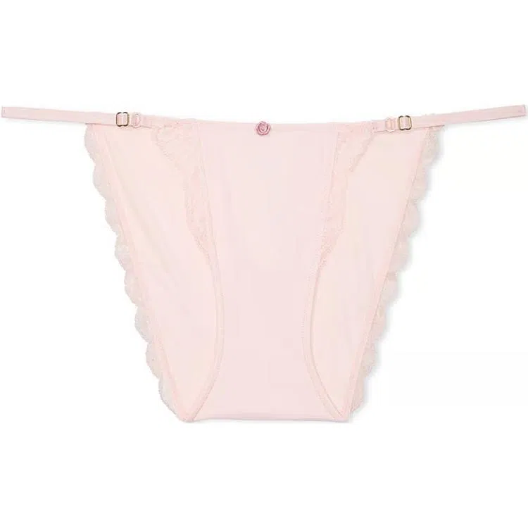 Victoria's Secret DREAM ANGELS Lace Adjustable String Bikini Panty P P 1