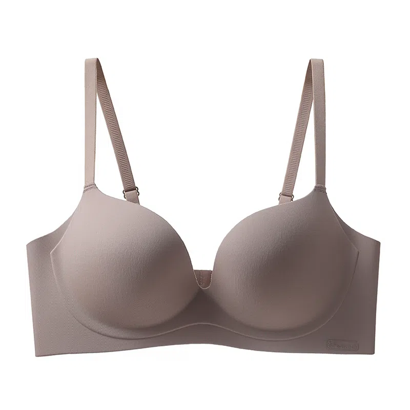 欧迪芬 舒适无痕小胸聚拢无钢圈软支撑防下垂侧收副乳透气文胸 女款