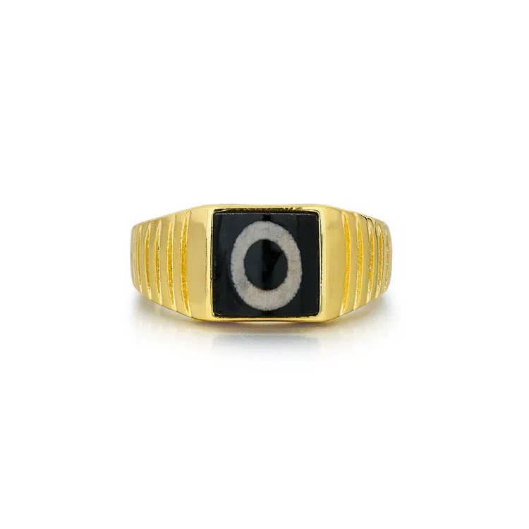 佐卡伊 星冉 一眼天珠 玛瑙 戒指 男女同款情侣款