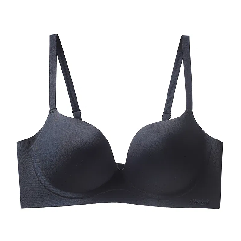 欧迪芬 舒适无痕小胸聚拢无钢圈软支撑防下垂侧收副乳透气文胸 女款